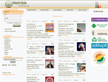 Tablet Screenshot of mentropia.hu
